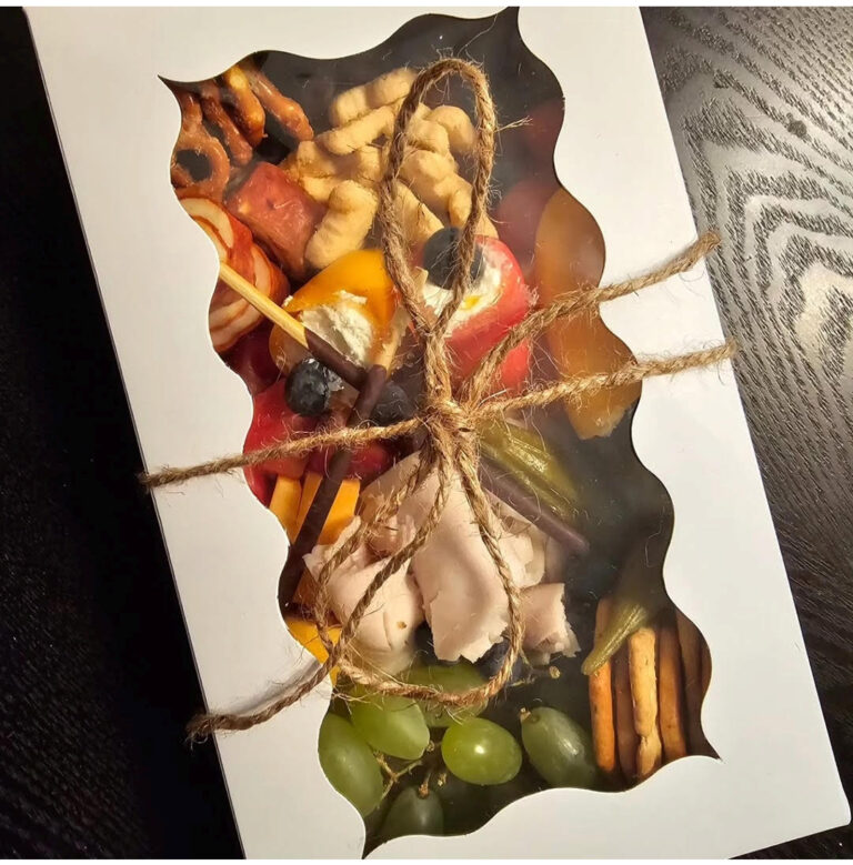 Large personalized charcuterie box